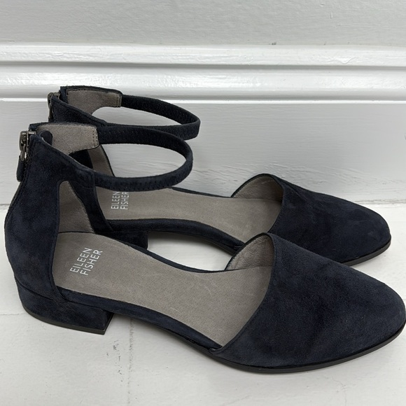 Eileen Fisher Shoes - NWOT Eileen Fisher Navy Suede Women's Shoes